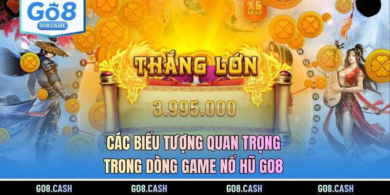 Các biểu tượng quan trọng trong dòng game nổ hũ GO8