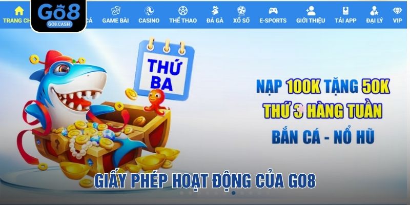 Giấy phép hoạt động của Go8